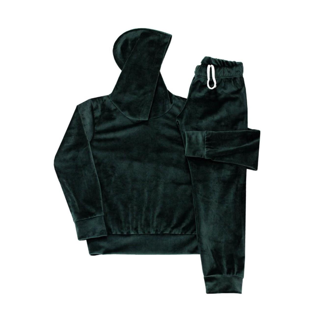 PROD Σετ φόρμα βελουτέ κορίτσι Prod-6630191-Green