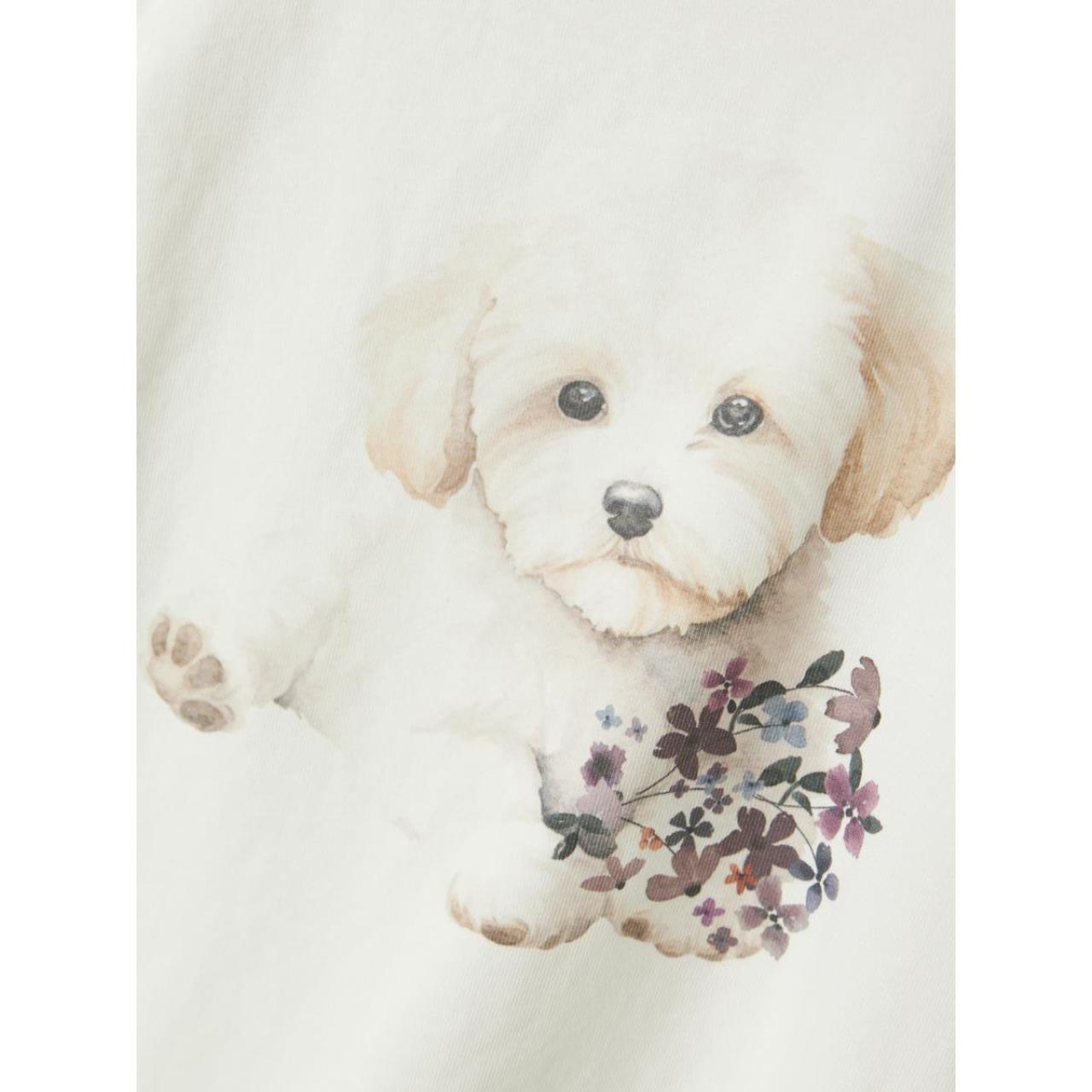 Μπλούζα μακό κορίτσι name it-13246614-Cloud Dancer-organic cotton φωτογραφία