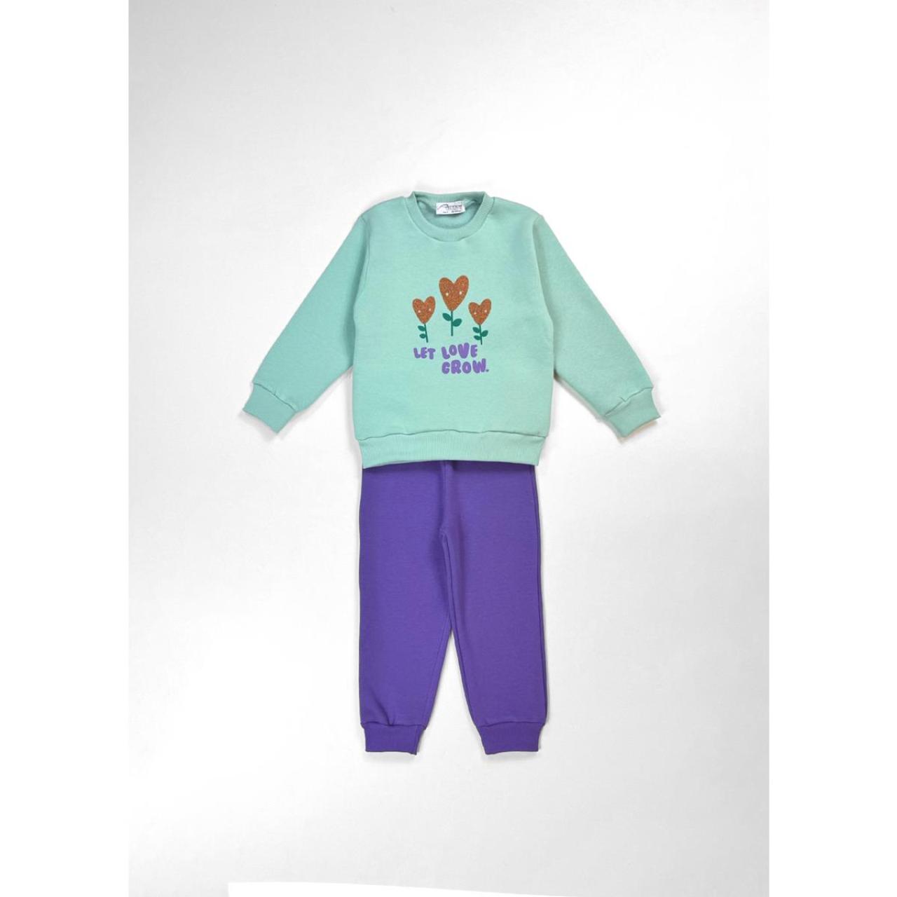 Σετ φόρμα φούτερ κορίτσι Action-12540044-Green φωτογραφία