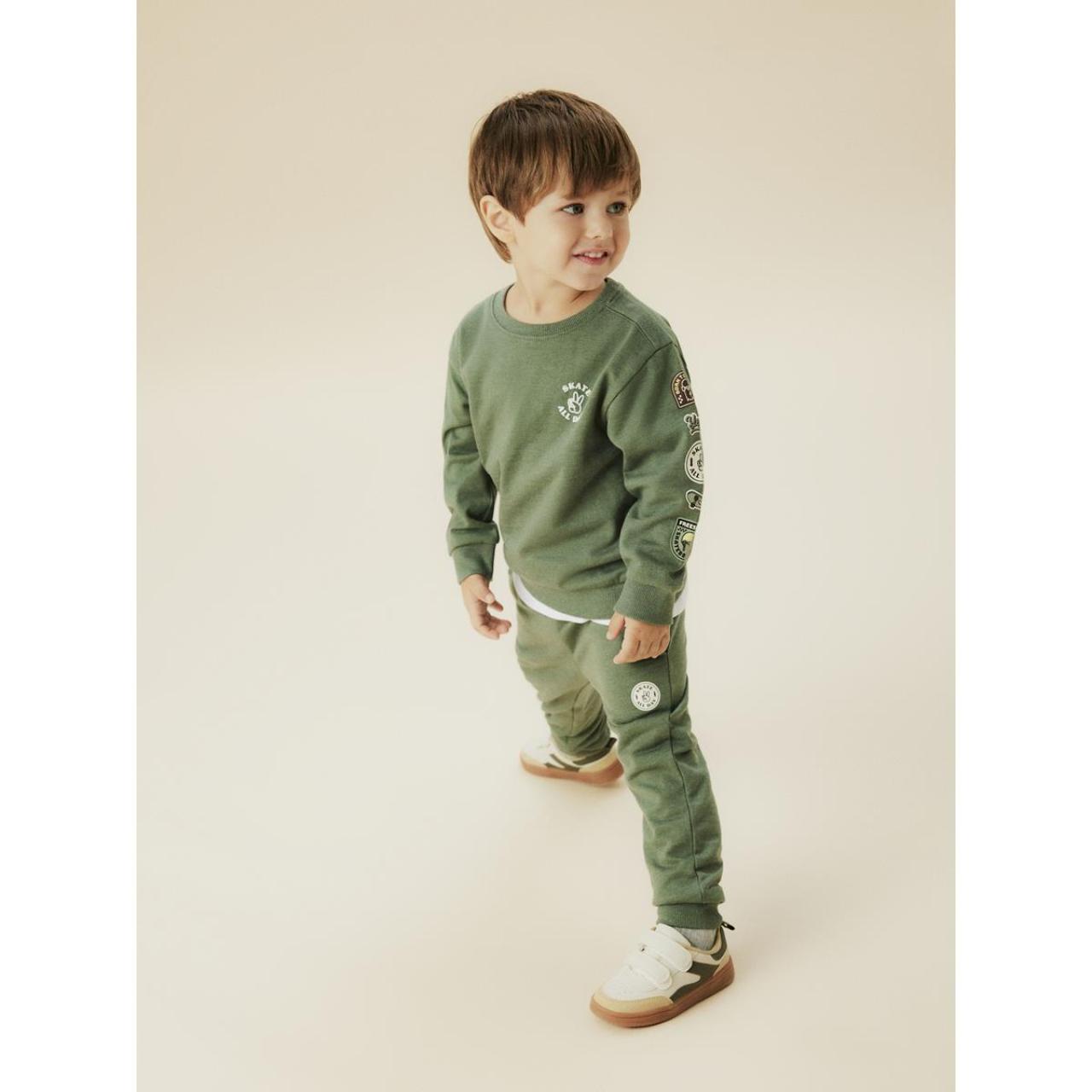 Μπλούζα φούτερ αγόρι name it-13244954-Laurel Wreath