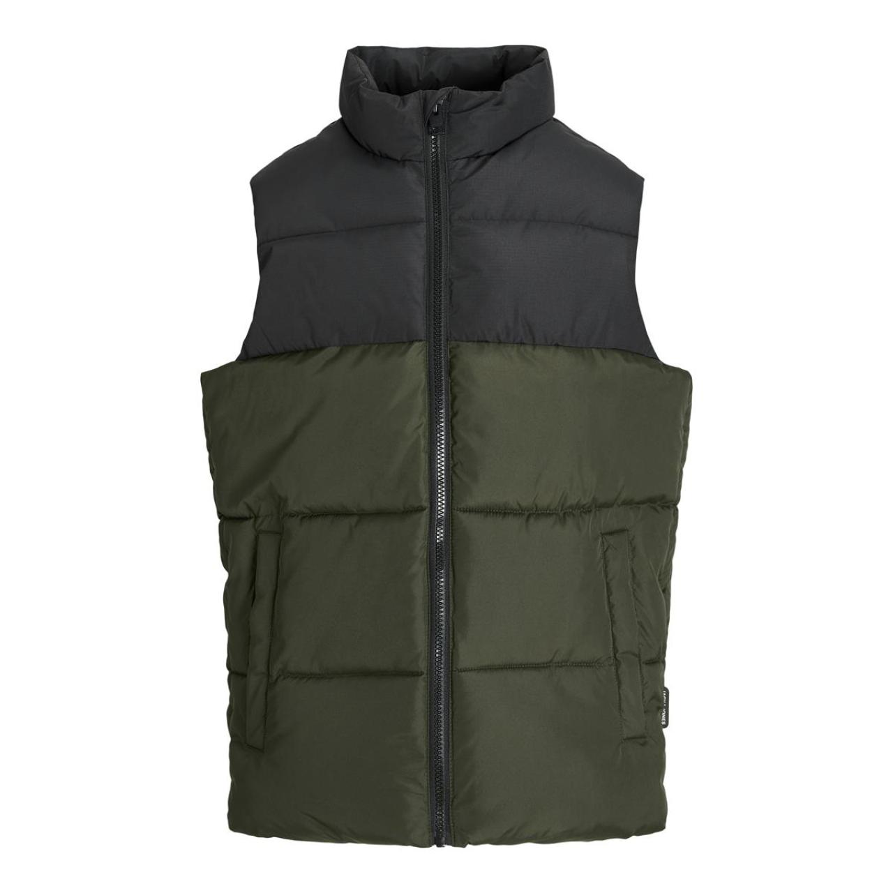 Μπουφάν αμάνικο αγόρι JACK & JONES-12279722-Rosin/Black Block