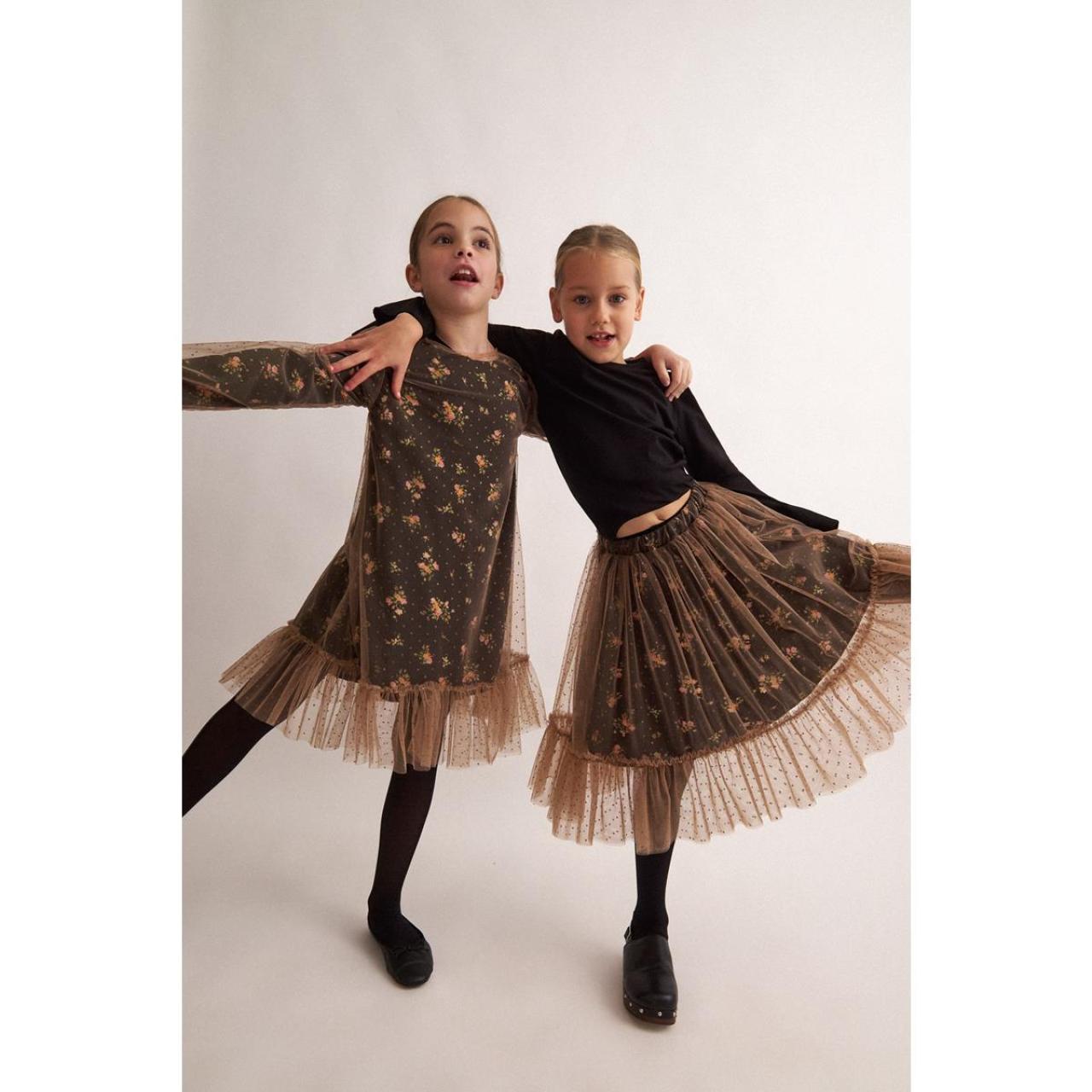 Φόρεμα τούλι κορίτσι two in a castle-T6638-Black