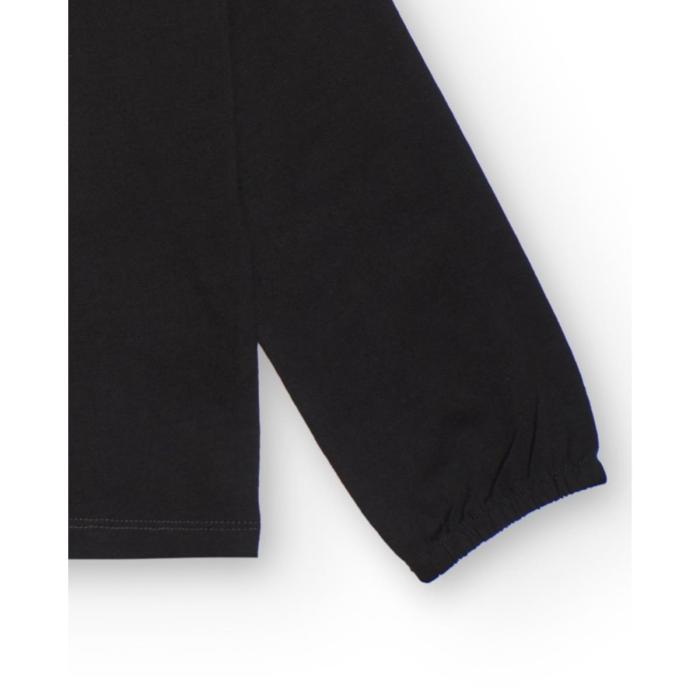 Μπλούζα μακό κορίτσι Nath-KG09T305X1-Black