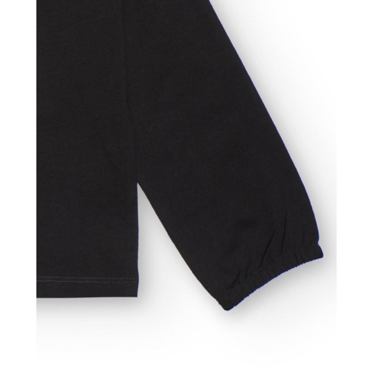 Μπλούζα μακό κορίτσι Nath-KG09T305X1-Black φωτογραφία