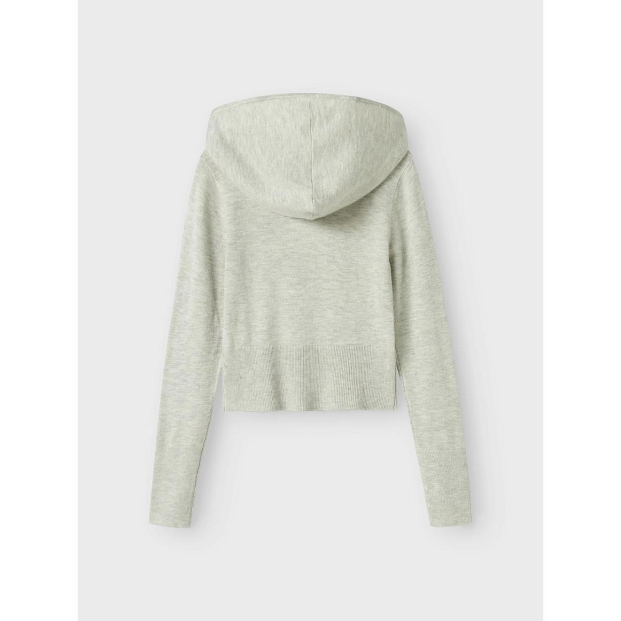 Ζακέτα πλεκτή κορίτσι name it-13246488-Light Grey Melange φωτογραφία