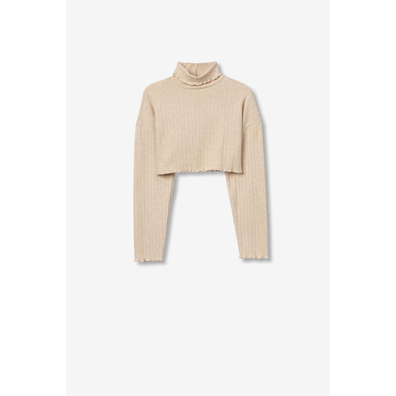 Μπλούζα crop πλεκτή κορίτσι Tiffosi-10061954-110-Ecru