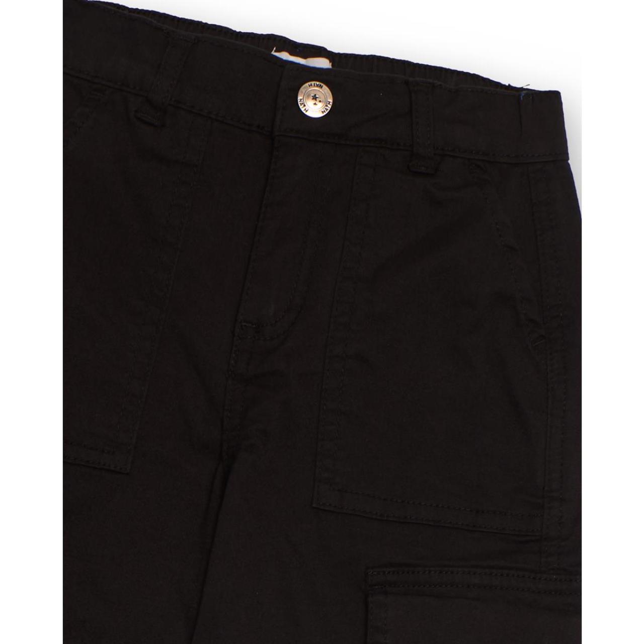 Παντελόνι cargo κορίτσι Nath-KG09P302X1-Black φωτογραφία