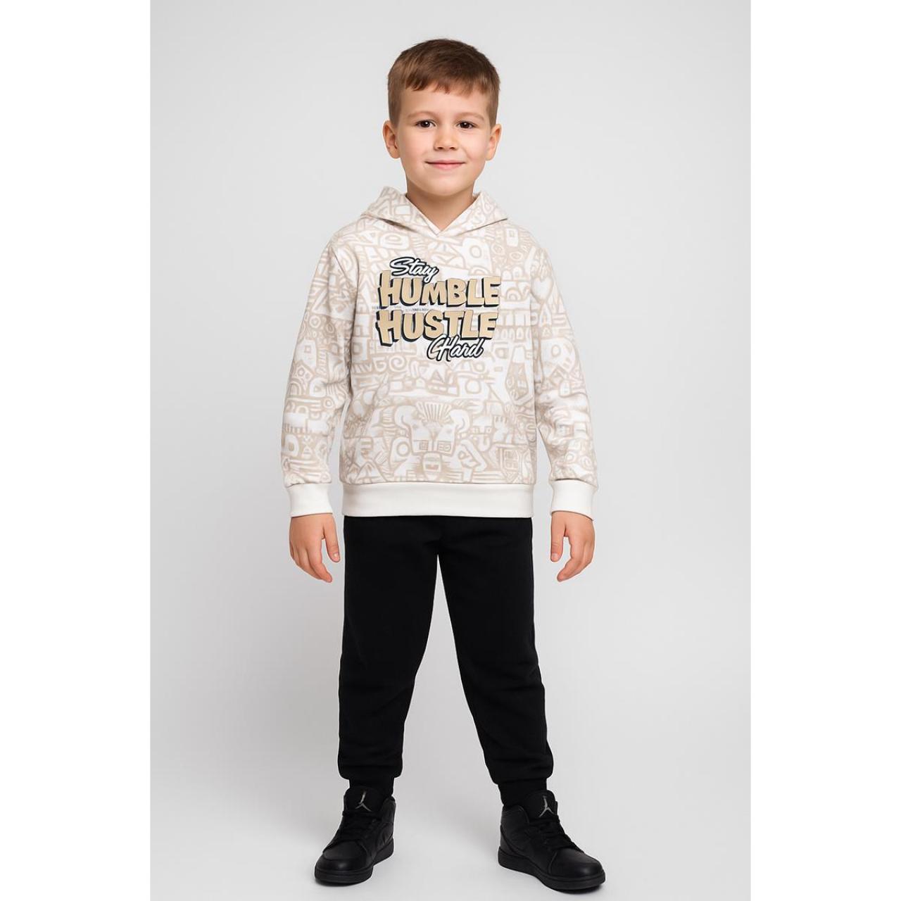 Σετ φόρμα φούτερ αγόρι Action-12510001-White