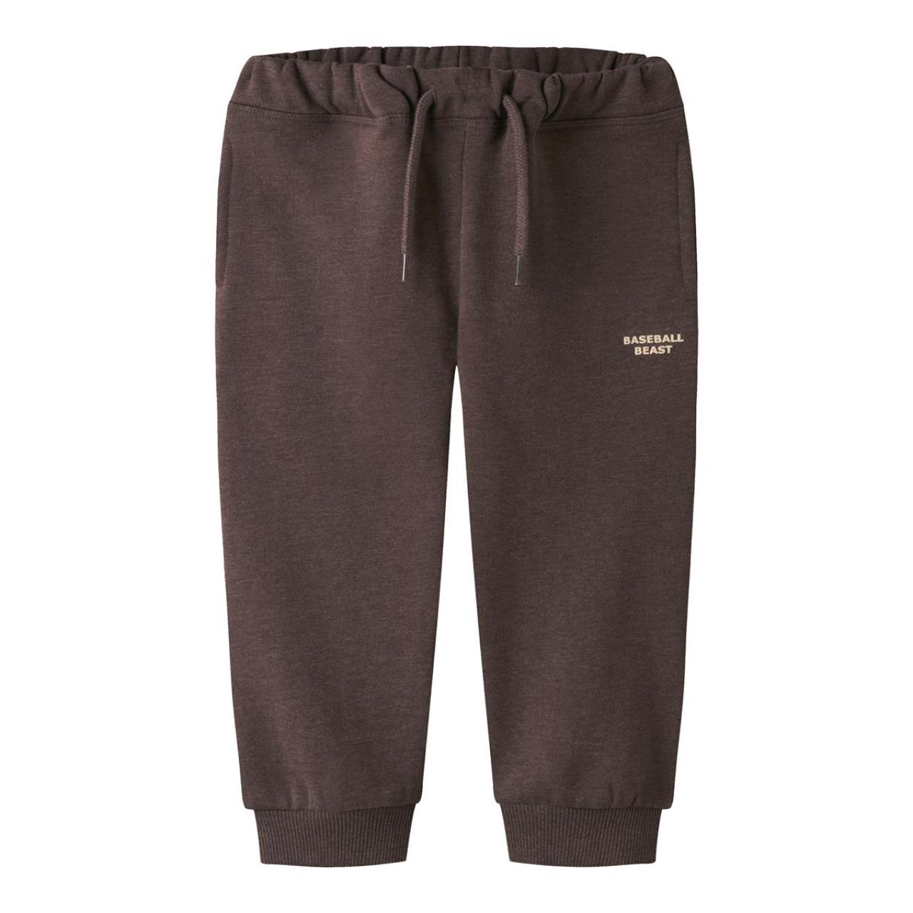 Παντελόνι φούτερ αγόρι name it-13244957-Shaved Chocolate