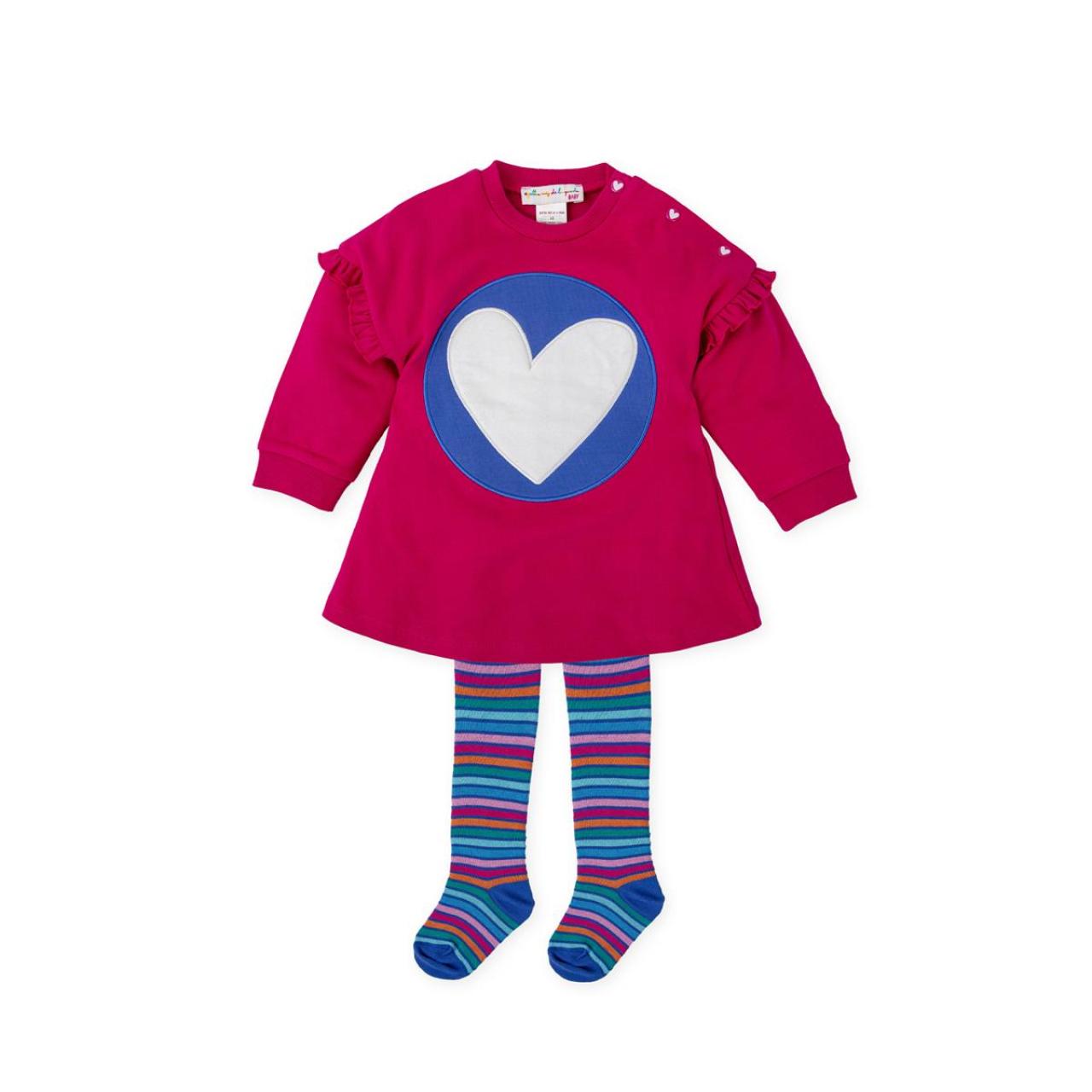 Φόρεμα φούτερ κορίτσι Agatha Ruiz De La Prada-8285W25-Fuchsia