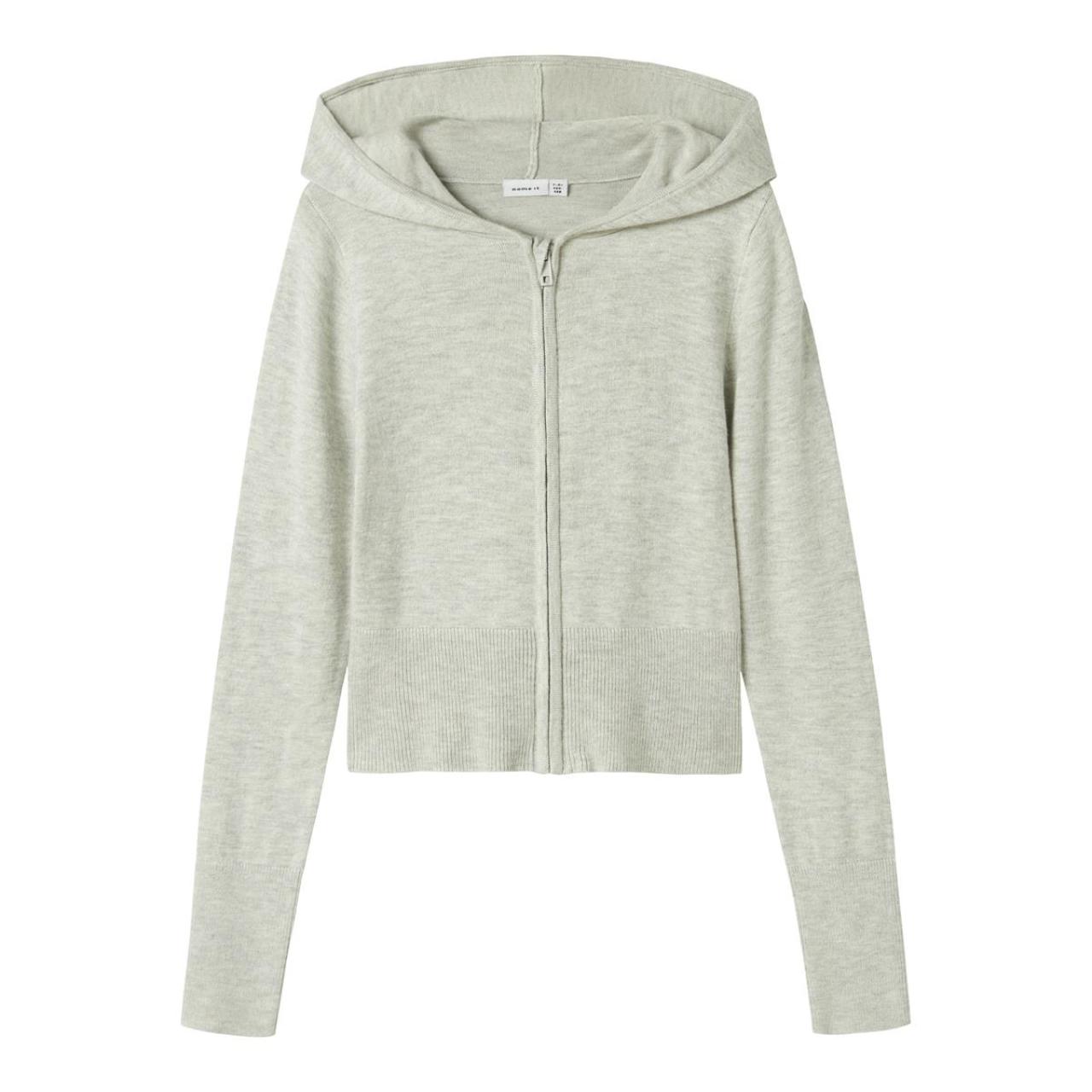 Name it Ζακέτα πλεκτή κορίτσι name it-13246488-Light Grey Melange
