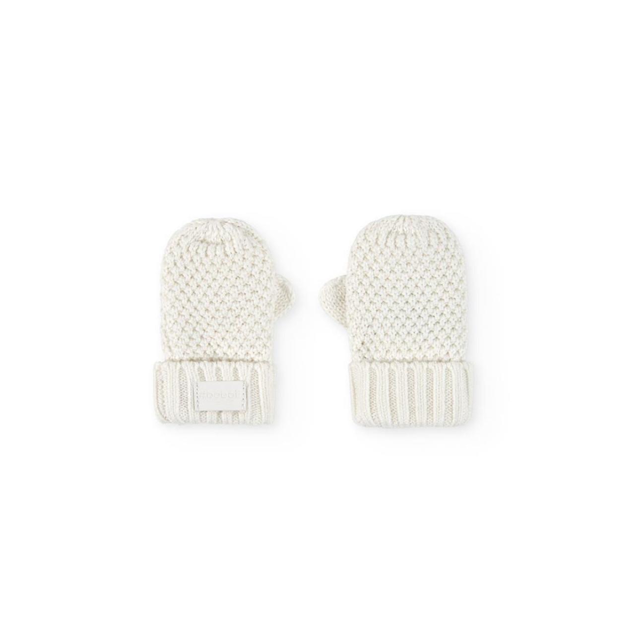 BOBOLI Γάντια πλεκτά μπεμπέ unisex Boboli-192192-1111-Ecru