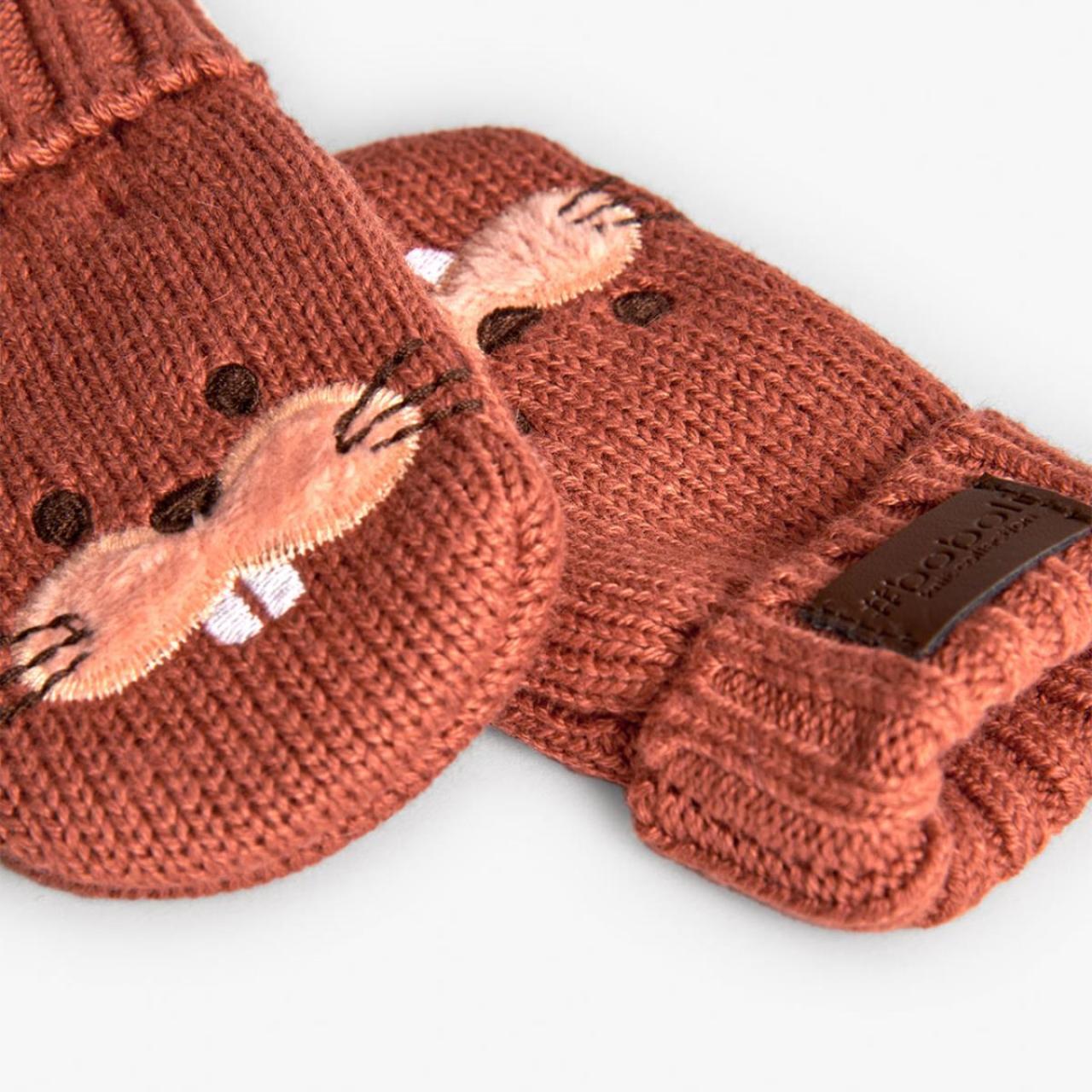 Γάντια πλεκτά μπεμπέ unisex Boboli-192169-5169-Orange φωτογραφία