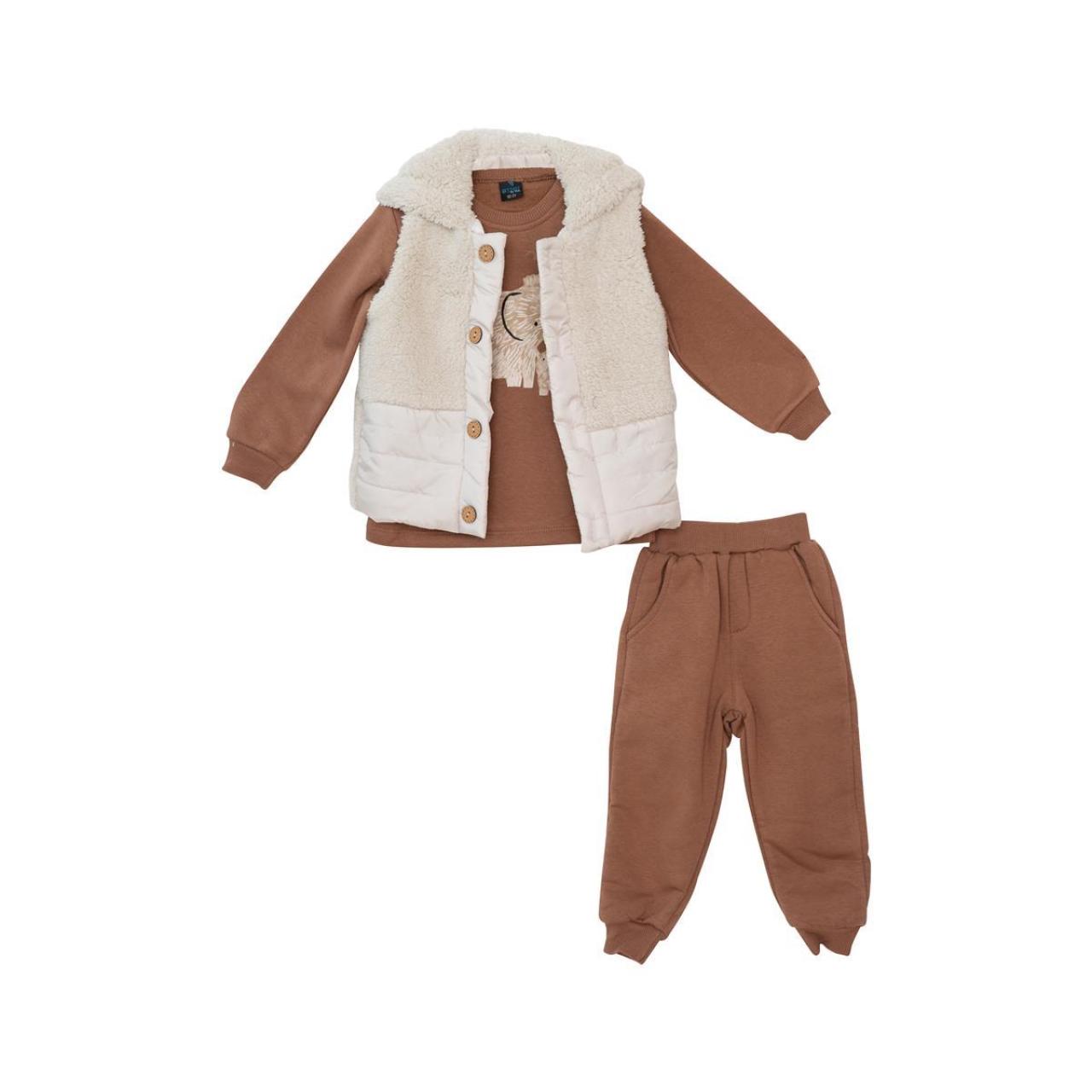 RESTART Σετ μπεμπέ 3 τεμ.αγόρι Restart-25/1035-Beige