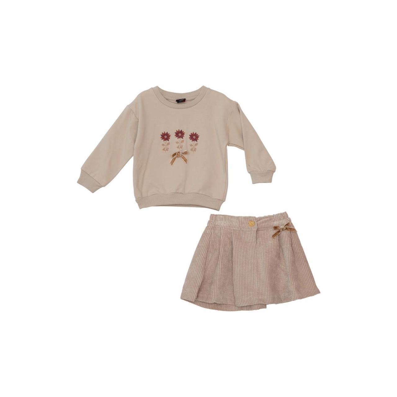 Σετ μπεμπέ 3 τεμ.κορίτσι Restart-25/10453-Beige φωτογραφία