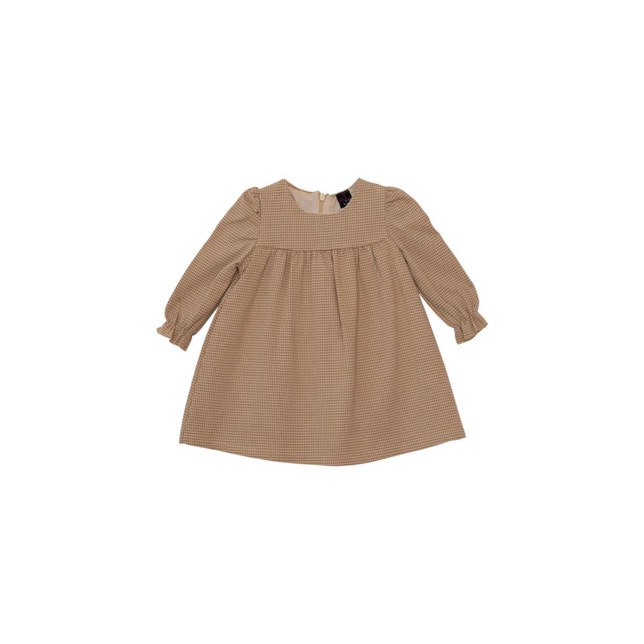 Φόρεμα υφασμάτινο κορίτσι Restart-25/10477-Beige