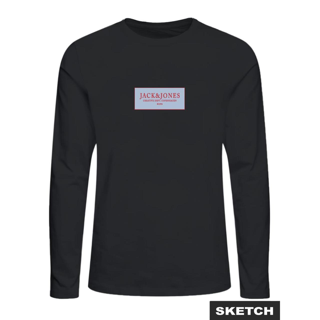 Μπλούζα μακό αγόρι JACK & JONES-12293613-Black