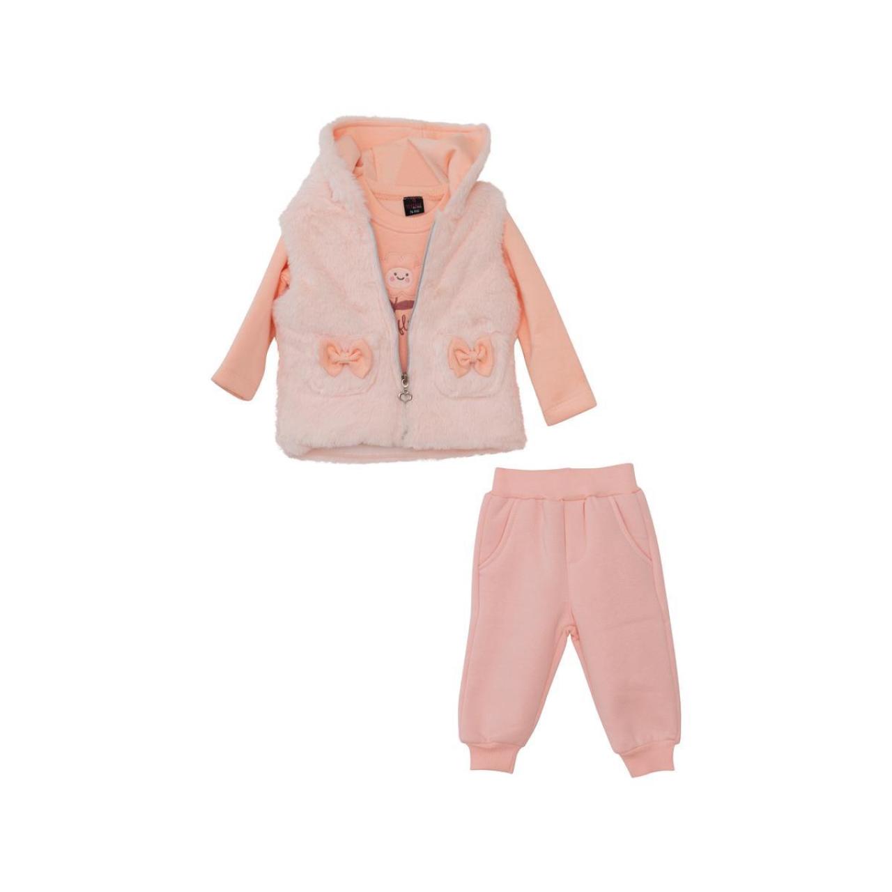 RESTART Σετ 3 τεμ. κορίτσι Restart-25/1033-Pink