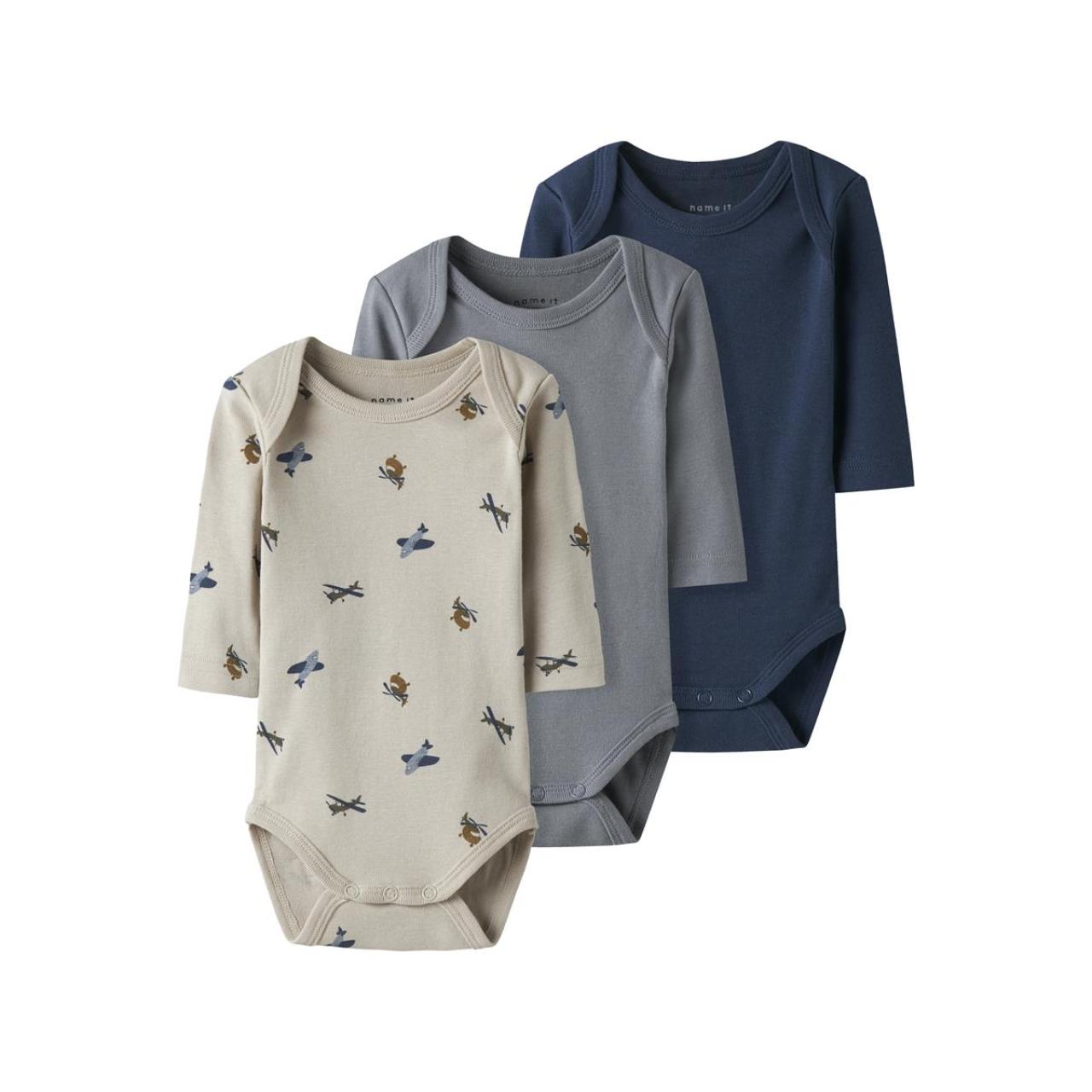 Φορμάκια εσώρουχα μπεμπέ σετ 3 τεμ. αγόρι name it-13248311-Peyote