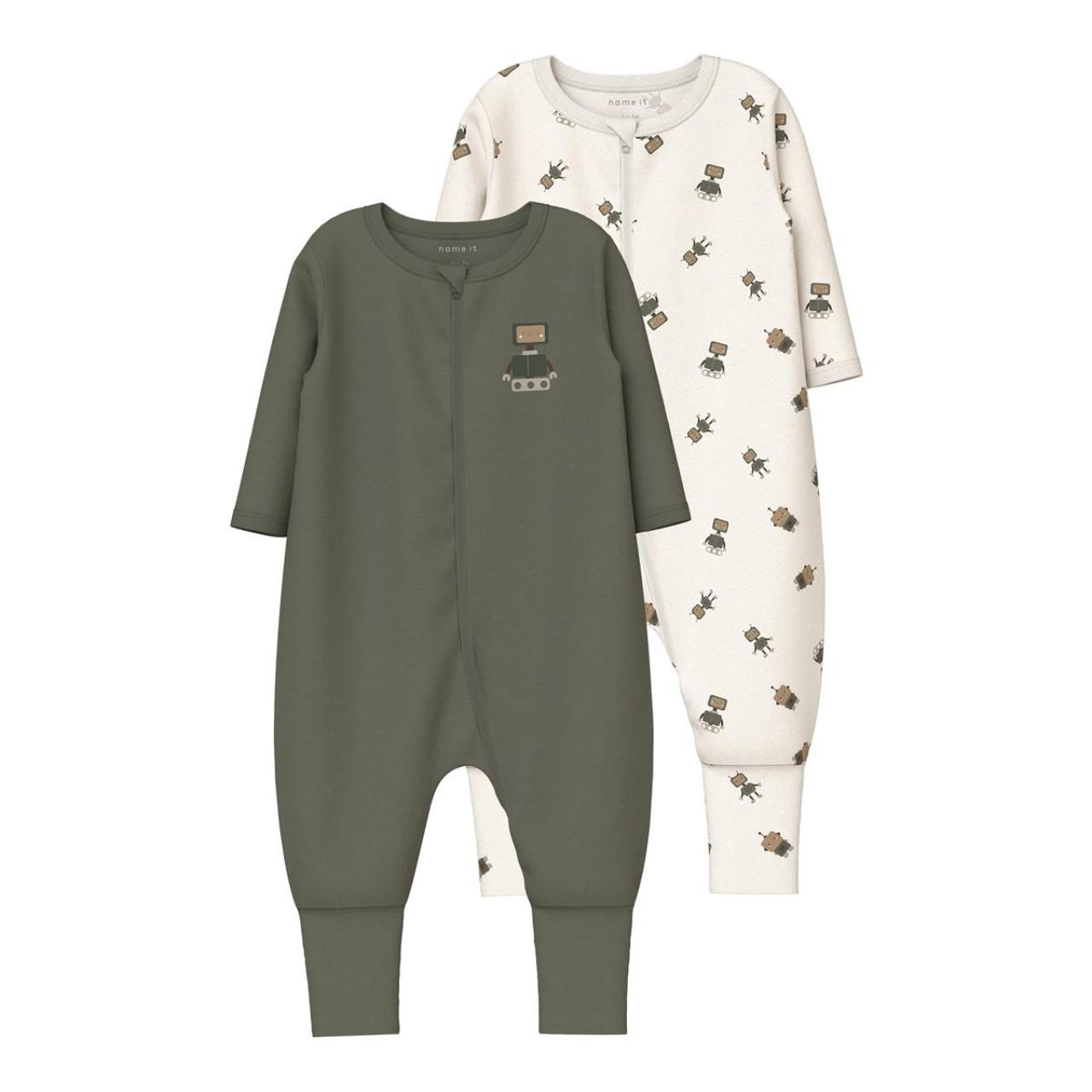 Φορμάκια σετ 2 τεμ. μπεμπέ αγόρι name it-13248516-Jet Stream/Tea Leaf φωτογραφία