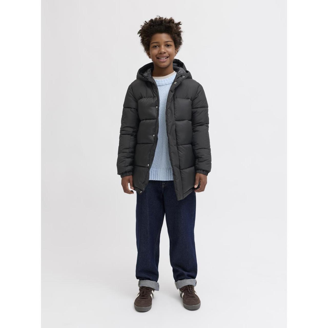 Μπουφάν puffer αγόρι Jack & Jones-12283817-Black