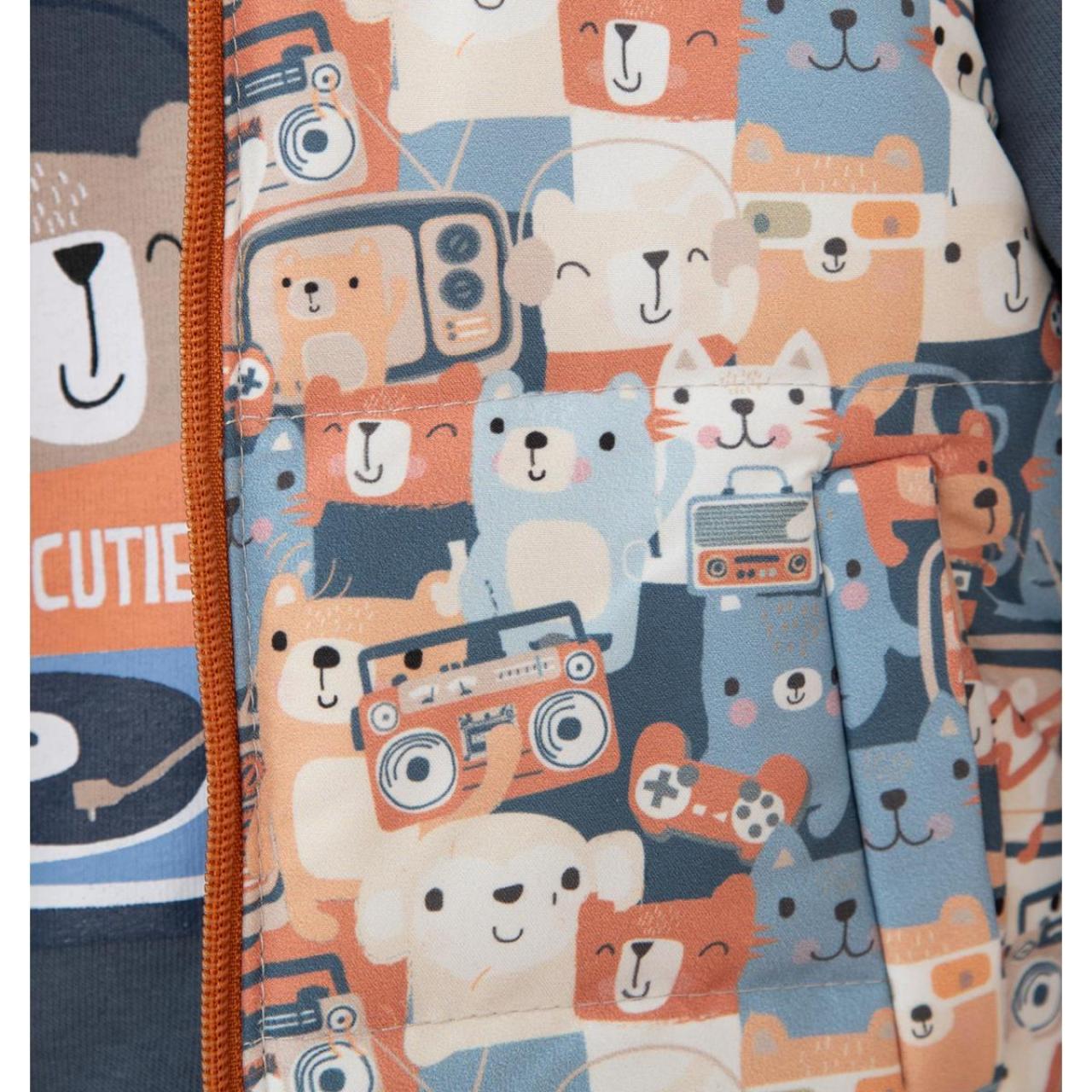 Σετ μπεμπέ 3 τεμ.αγόρι Restart-25/10543-Grey φωτογραφία