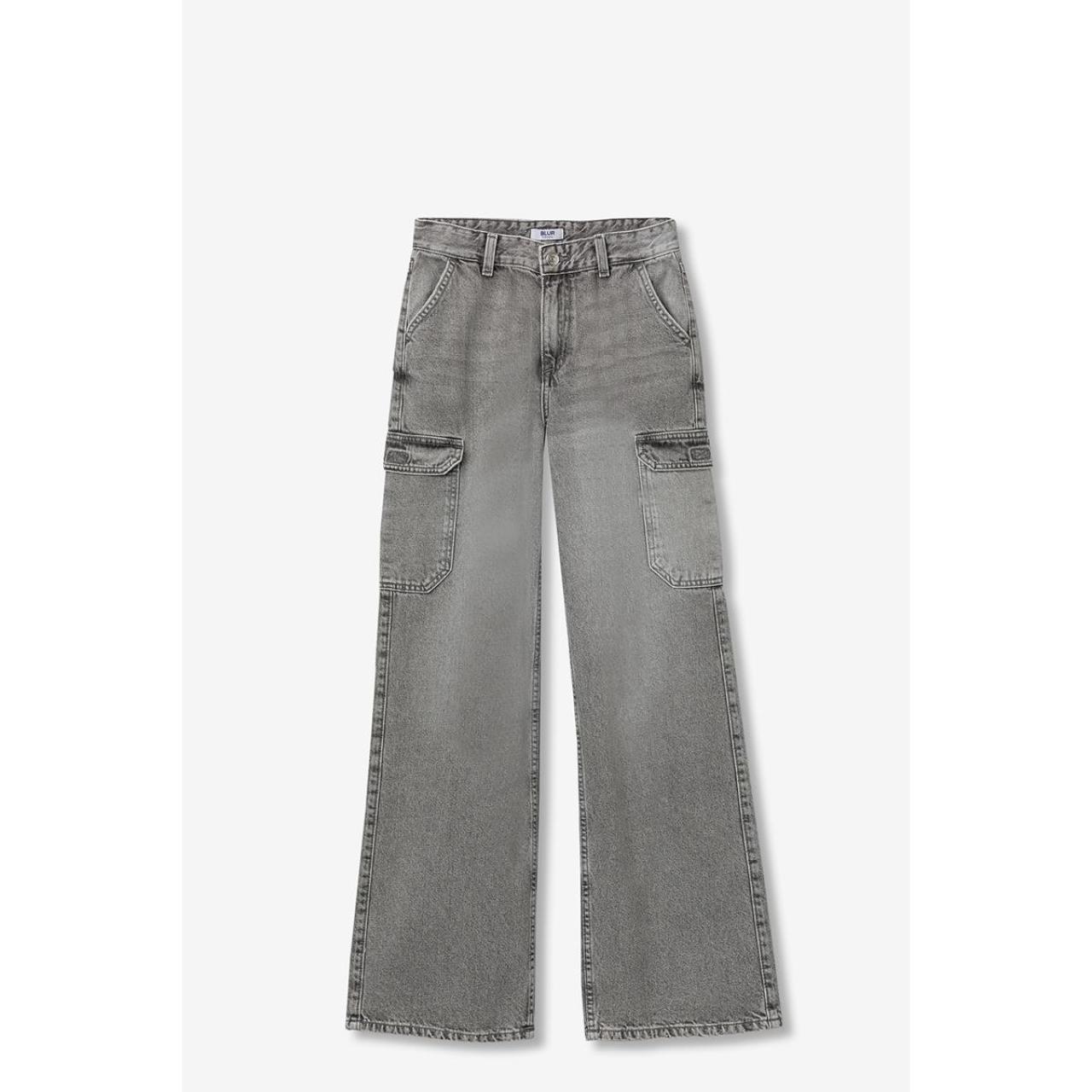 Παντελόνι τζιν cargo κορίτσι Tiffosi-10062726-P20-Grey