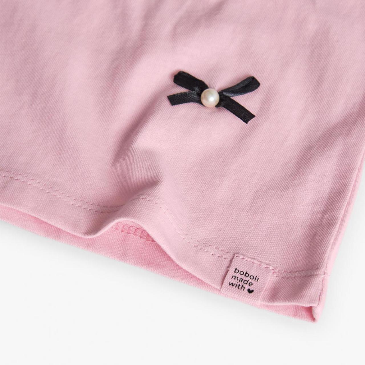 Μπλούζα μακό κορίτσι Boboli-402141-3678-Pink