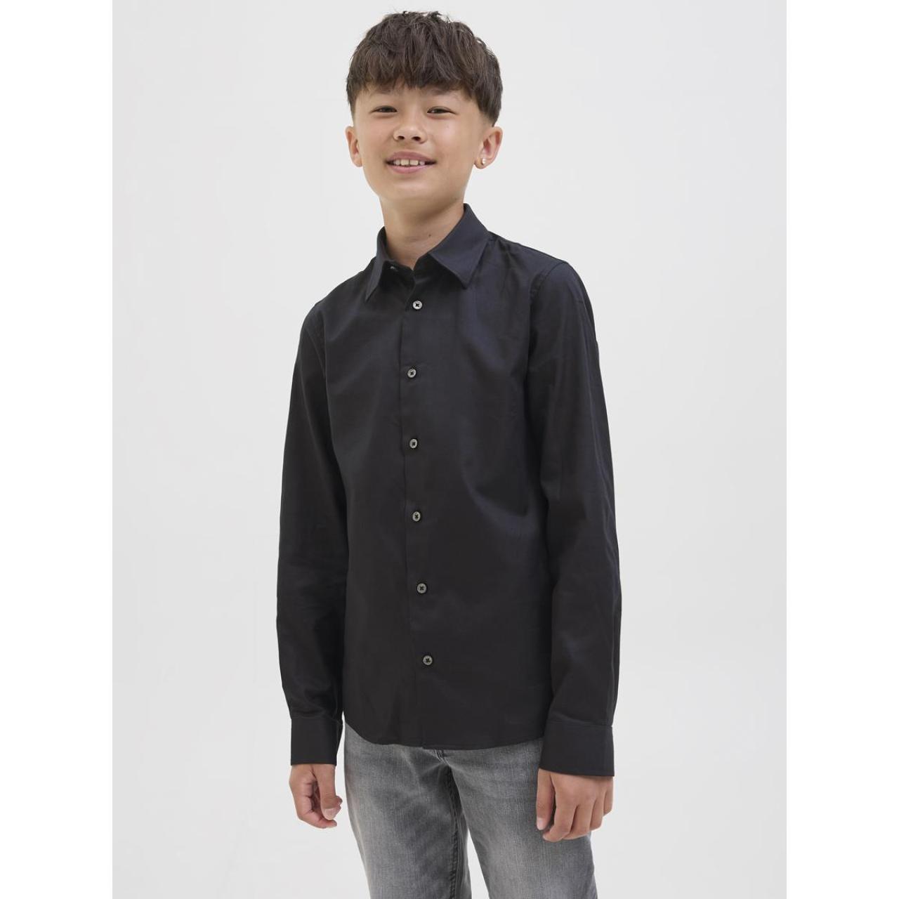 Πουκάμισο αγόρι Jack & Jones-12288884-Black φωτογραφία