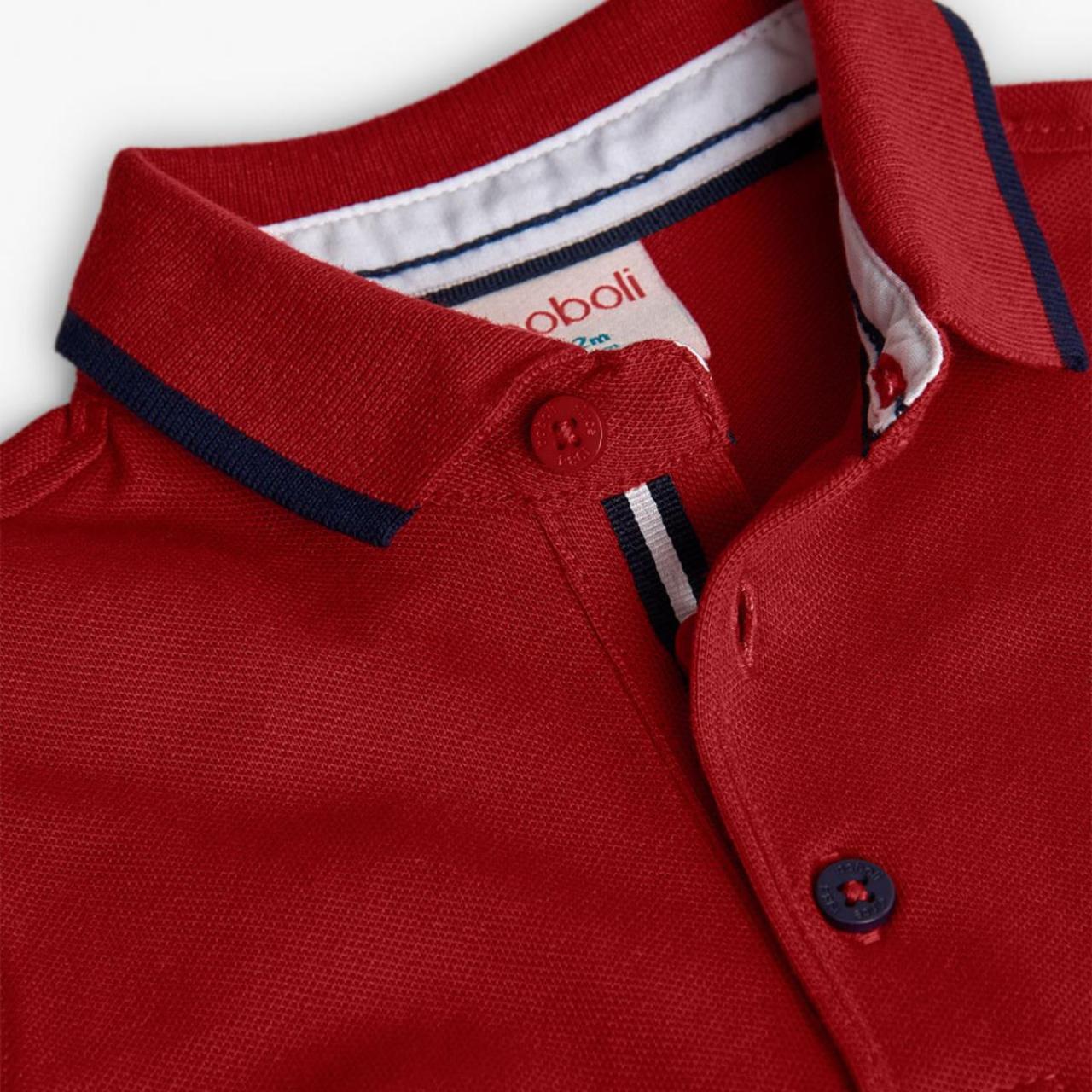 Μπλούζα πόλο πικέ αγόρι Boboli-712112-3870-Red