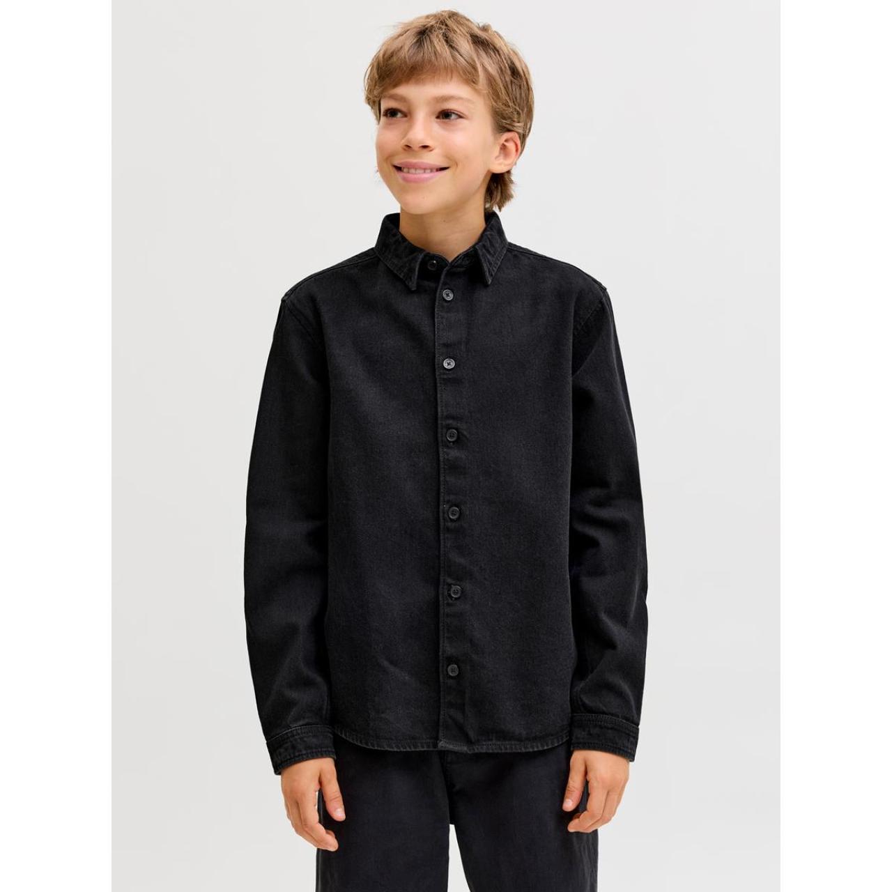 JACK&JONES Πουκάμισο χοντρό αγόρι JACK & JONES-12286692-Black Denim