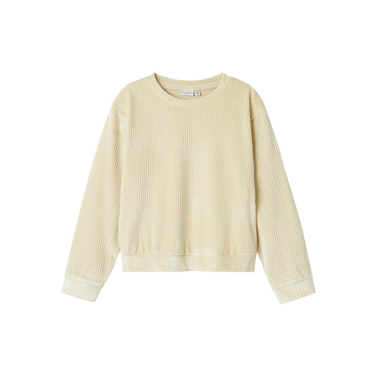 Μπλούζα βελουτέ κορίτσι name it-13235119-Cement