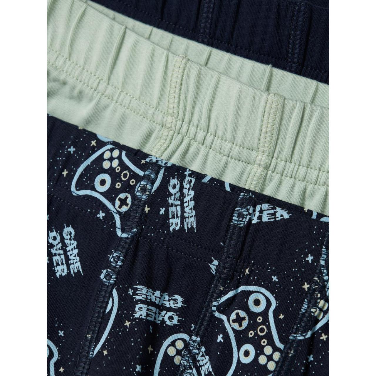 Εσώρουχα μπόξερ 3 pack αγόρι name it-13241990-Dark Sapphire