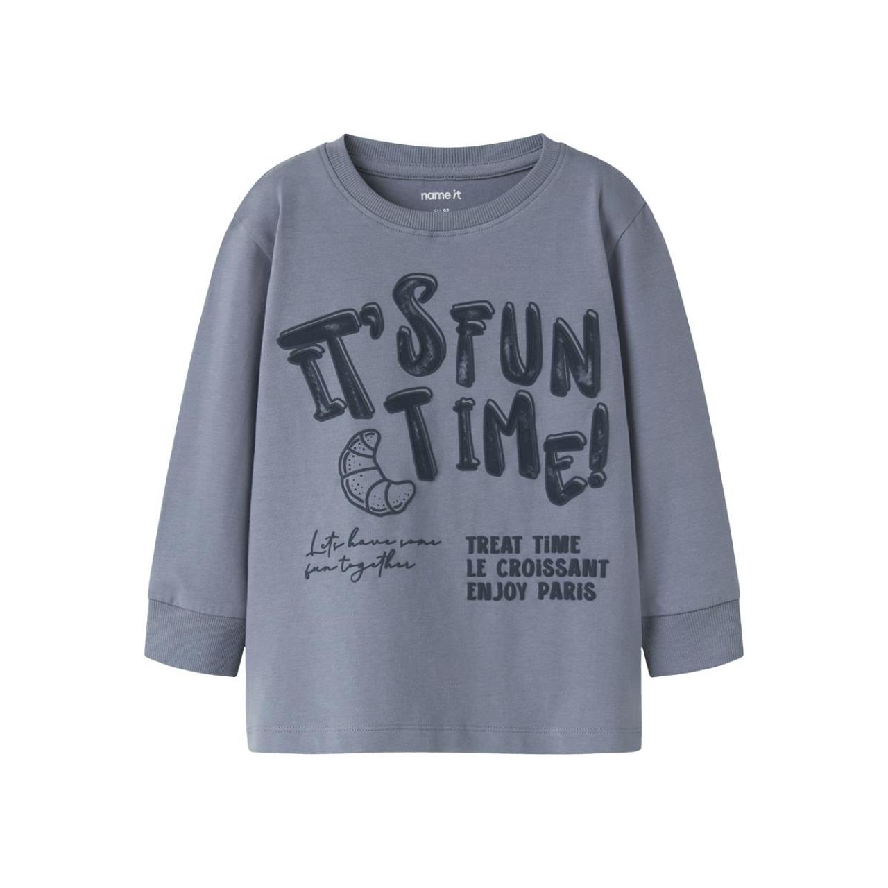Μπλούζα μακό αγόρι name it-13249333-Flint Stone