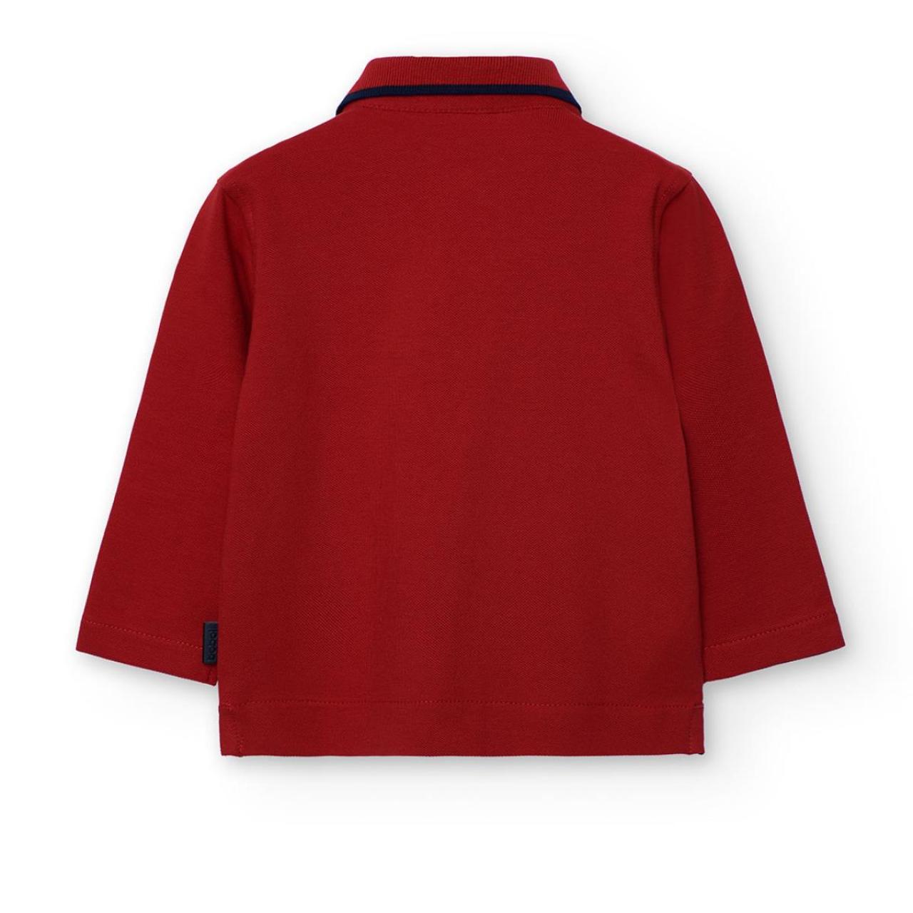 Μπλούζα πόλο πικέ αγόρι Boboli-712112-3870-Red