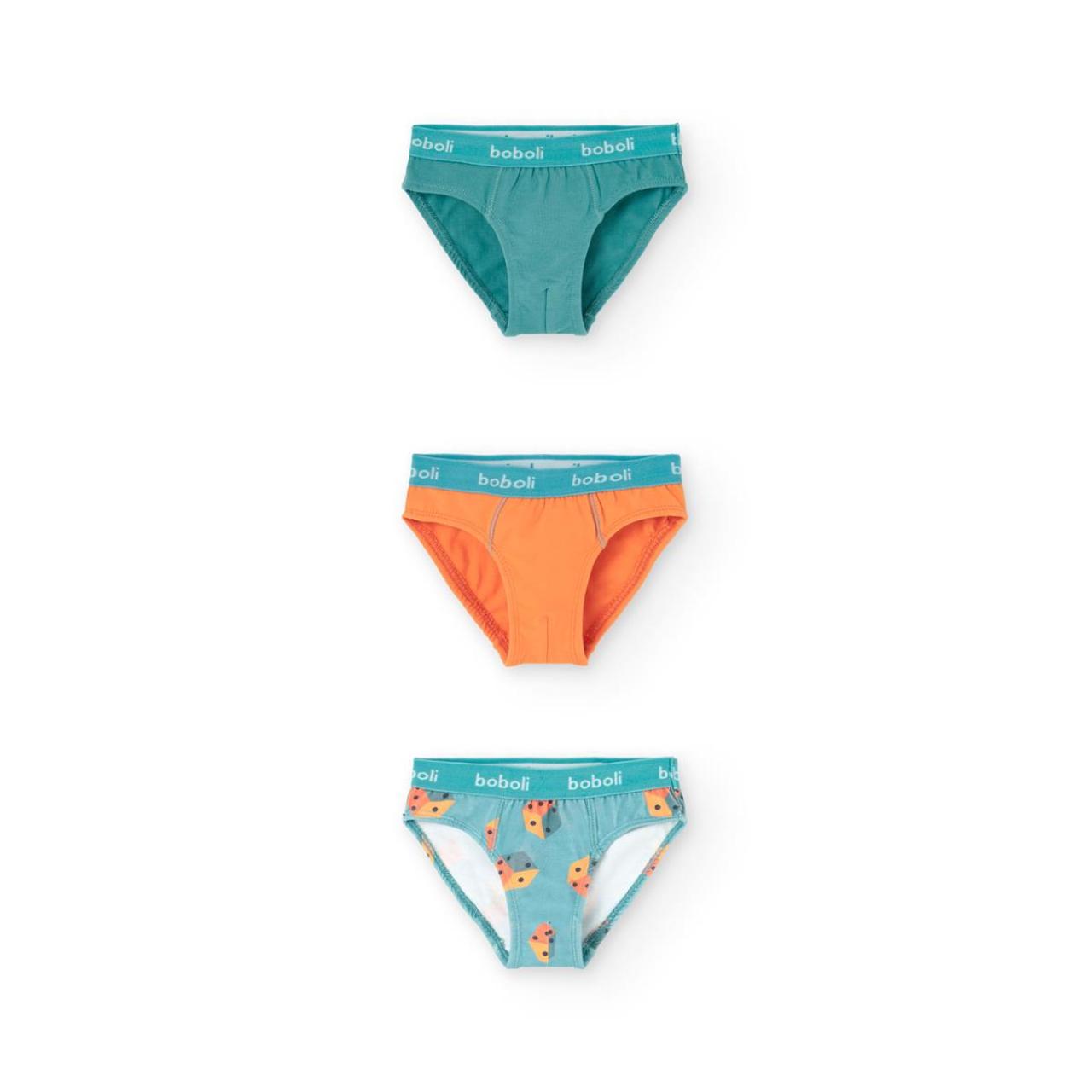 Εσώρουχα σλιπ 3 τεμ. αγόρι Boboli-932071-9675-Multicolor