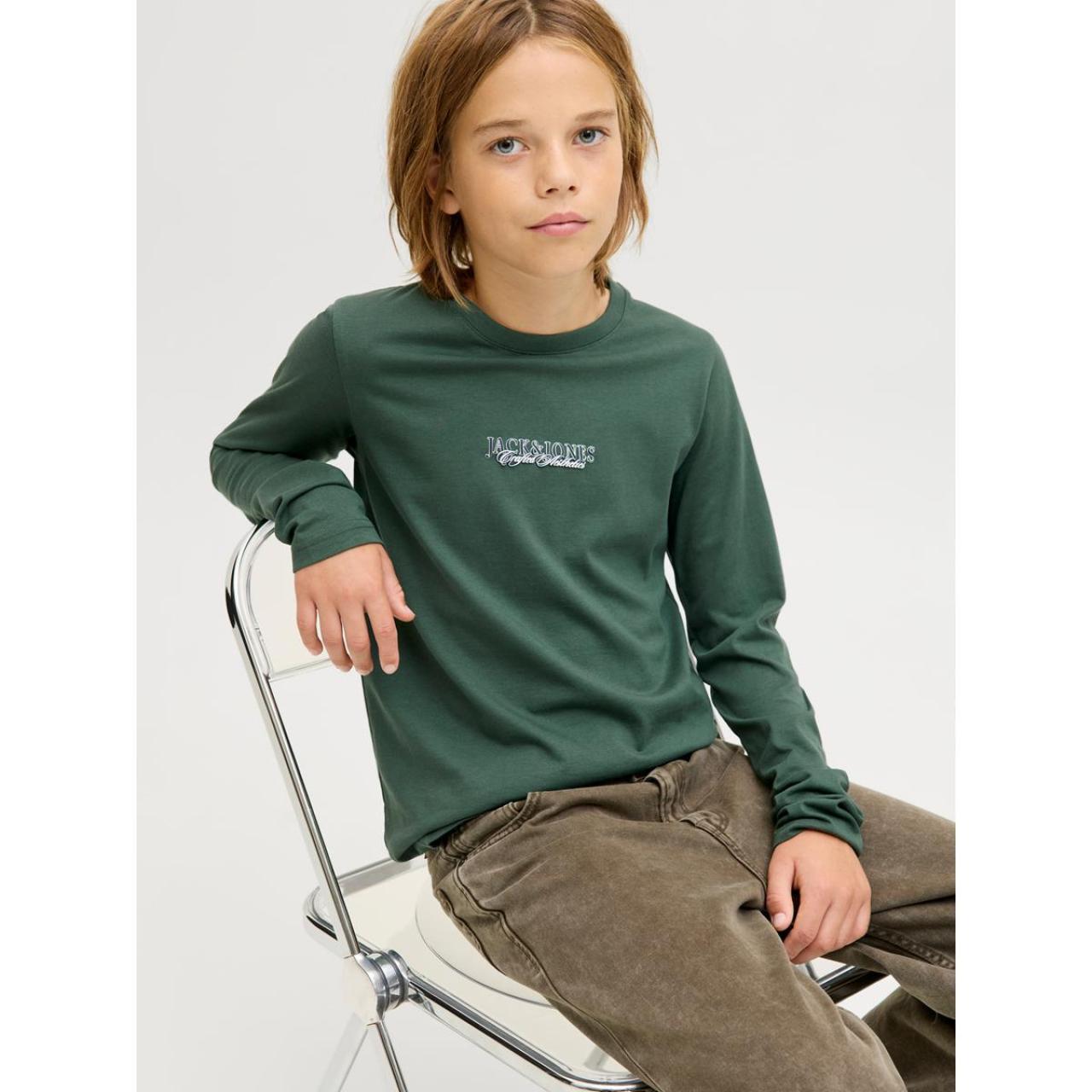 Μπλούζα μακό αγόρι JACK & JONES-12286820-Sycamore