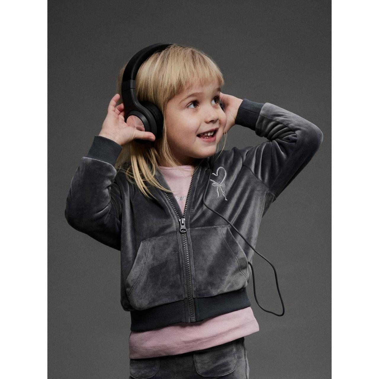 Name it Ζακέτα βελουτέ κορίτσι name it-13250481-Lava Smoke