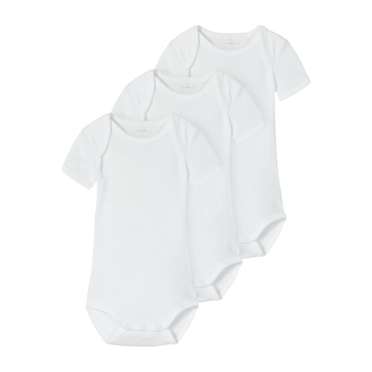Φορμάκια σετ 3 τεμ. μπεμπέ unisex name it-13242195-Bright White