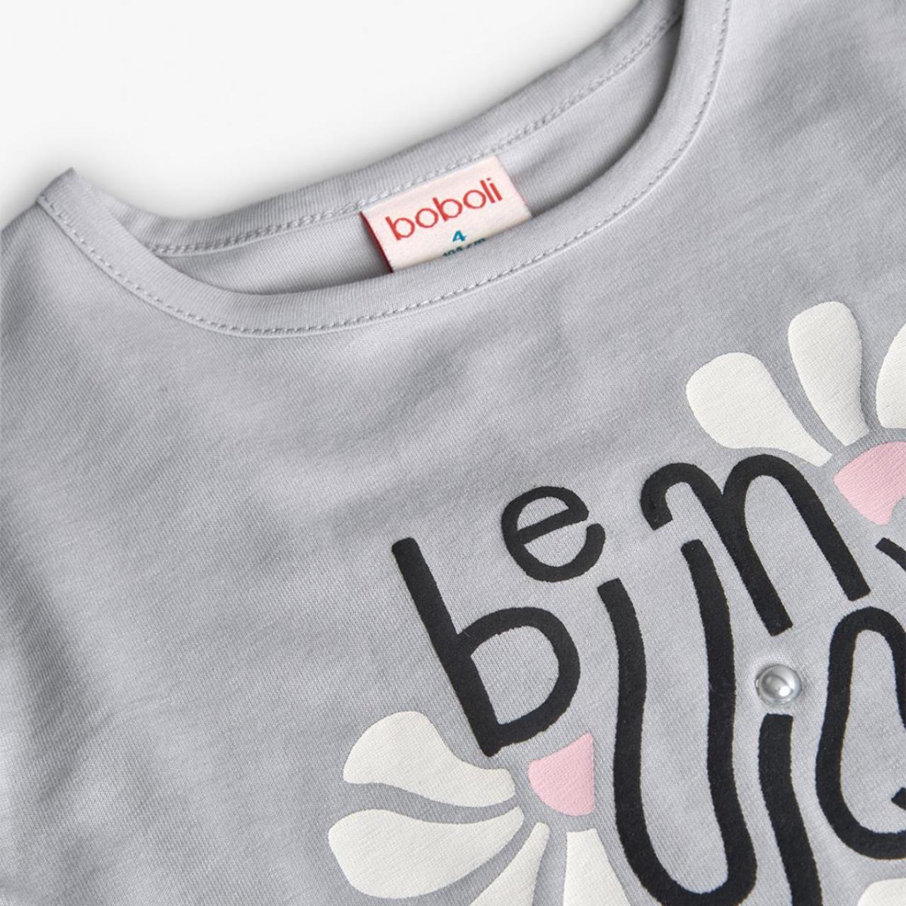 Μπλούζα μακό κορίτσι Boboli-402118-8146-Grey