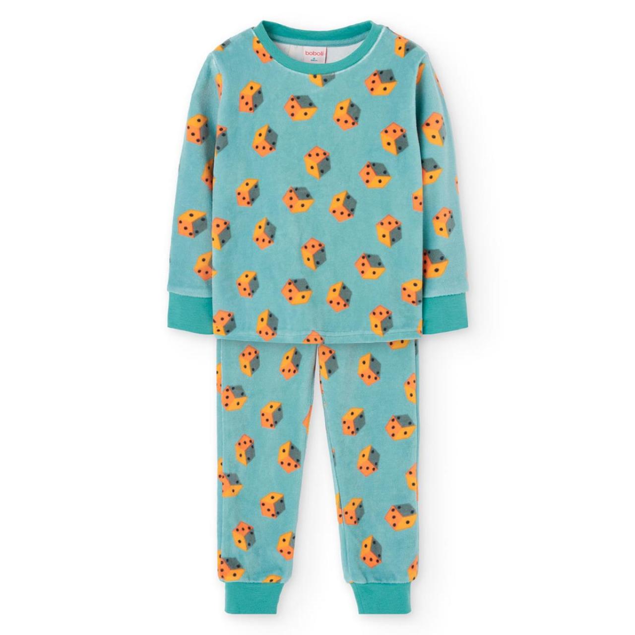 Πιτζάμα βελουτέ αγόρι Boboli-932048-9675-Green