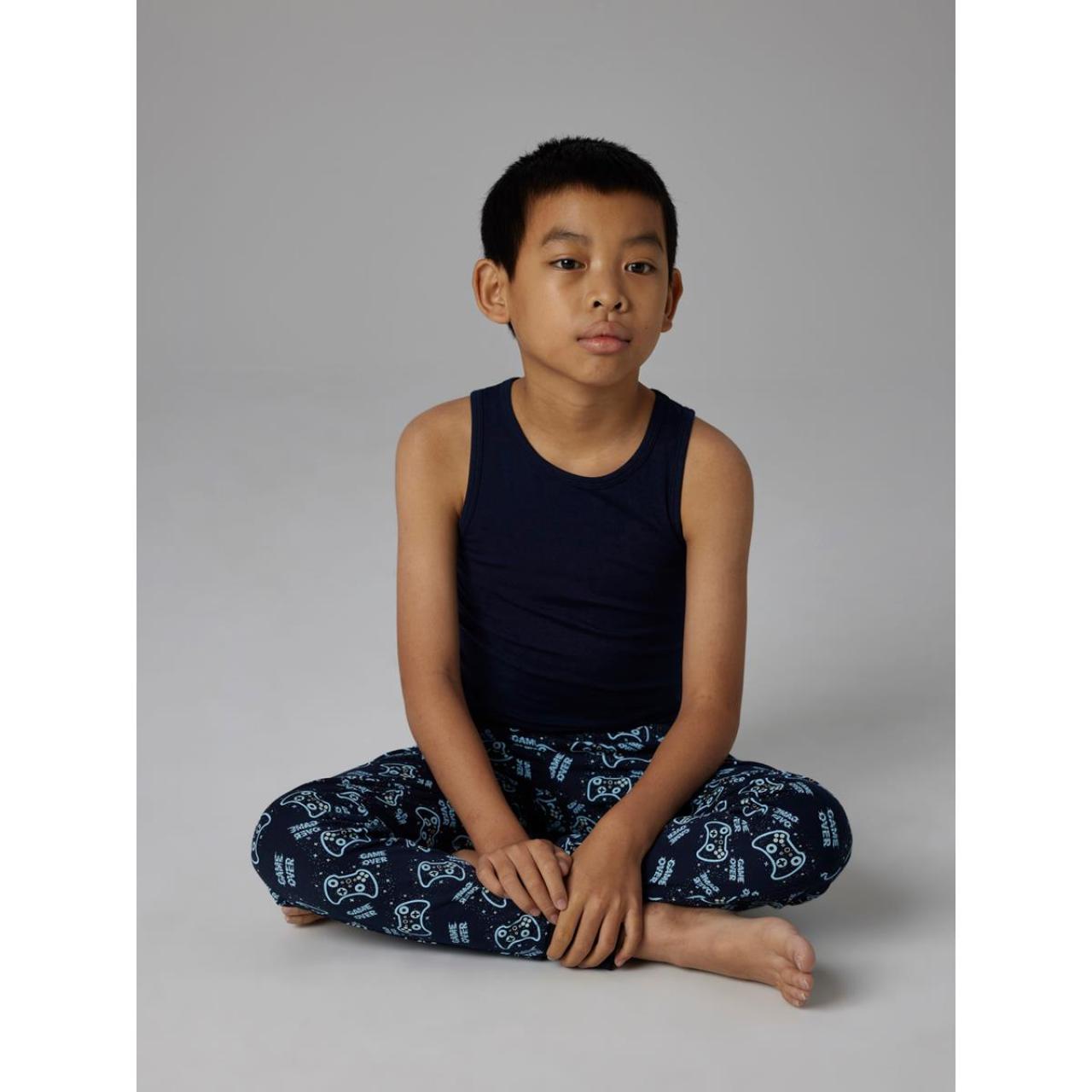 Φανελάκια αμάνικα 2 pack αγόρι name it-13241991-Dark Sapphire