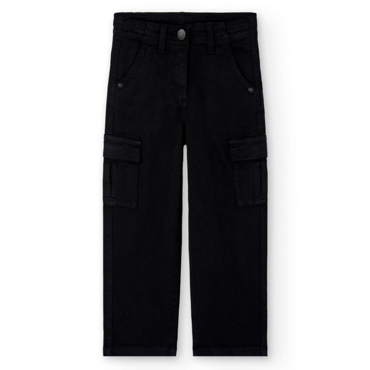 Παντελόνι cargo κορίτσι Boboli-422075-890-Black