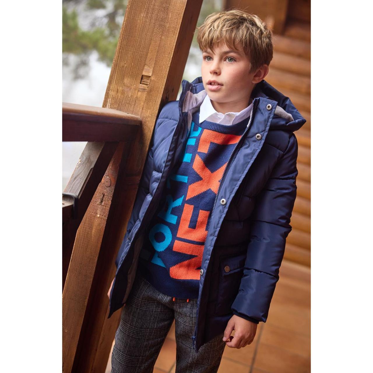 Μπουφάν παρκά αγόρι Nath-KB09C803N2-Navy