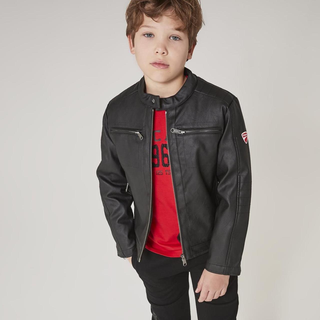 DUCATI Μπουφάν Biker αγόρι DUCATI-G5605/00-Black