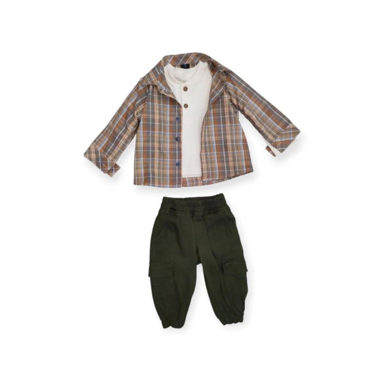 Σετ 3 τεμ.αγόρι Restart-25/10520-Beige