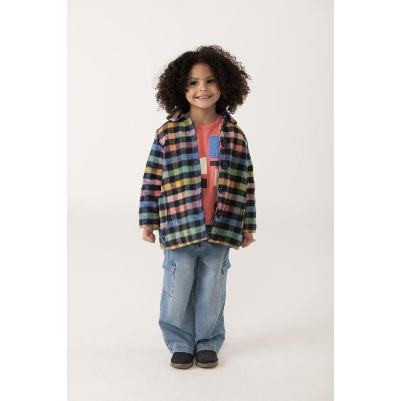 Παλτό καρό κορίτσι Boboli-202183-9749-Multicolor φωτογραφία