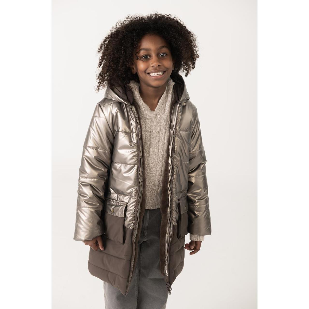 Μπουφάν παρκά κορίτσι Boboli-442246-7421-Brown