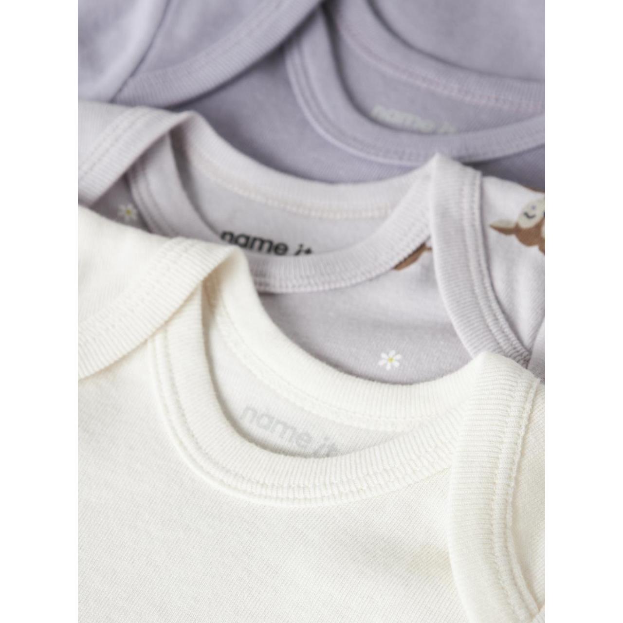 Φορμάκια εσώρουχα μπεμπέ σετ 3 τεμ. κορίτσι name it-13254798-Lilac Marble /Jet Stream