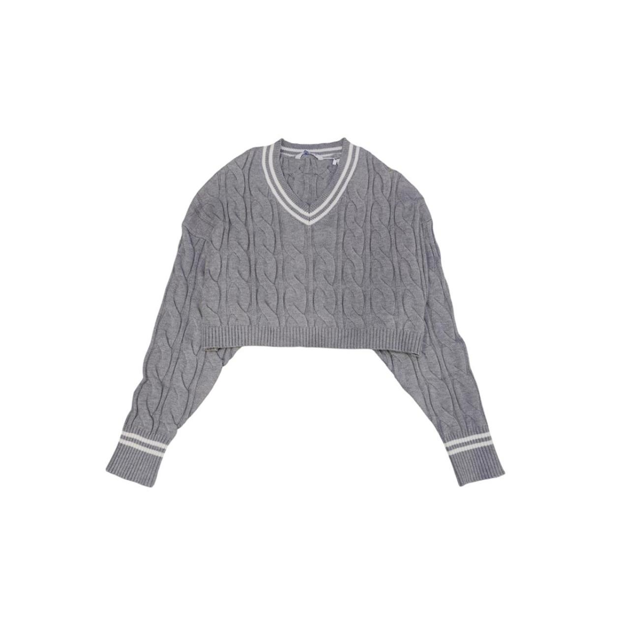 Μπλούζα crop πλεκτή κορίτσι TIFFOSI-10061872-060-Grey